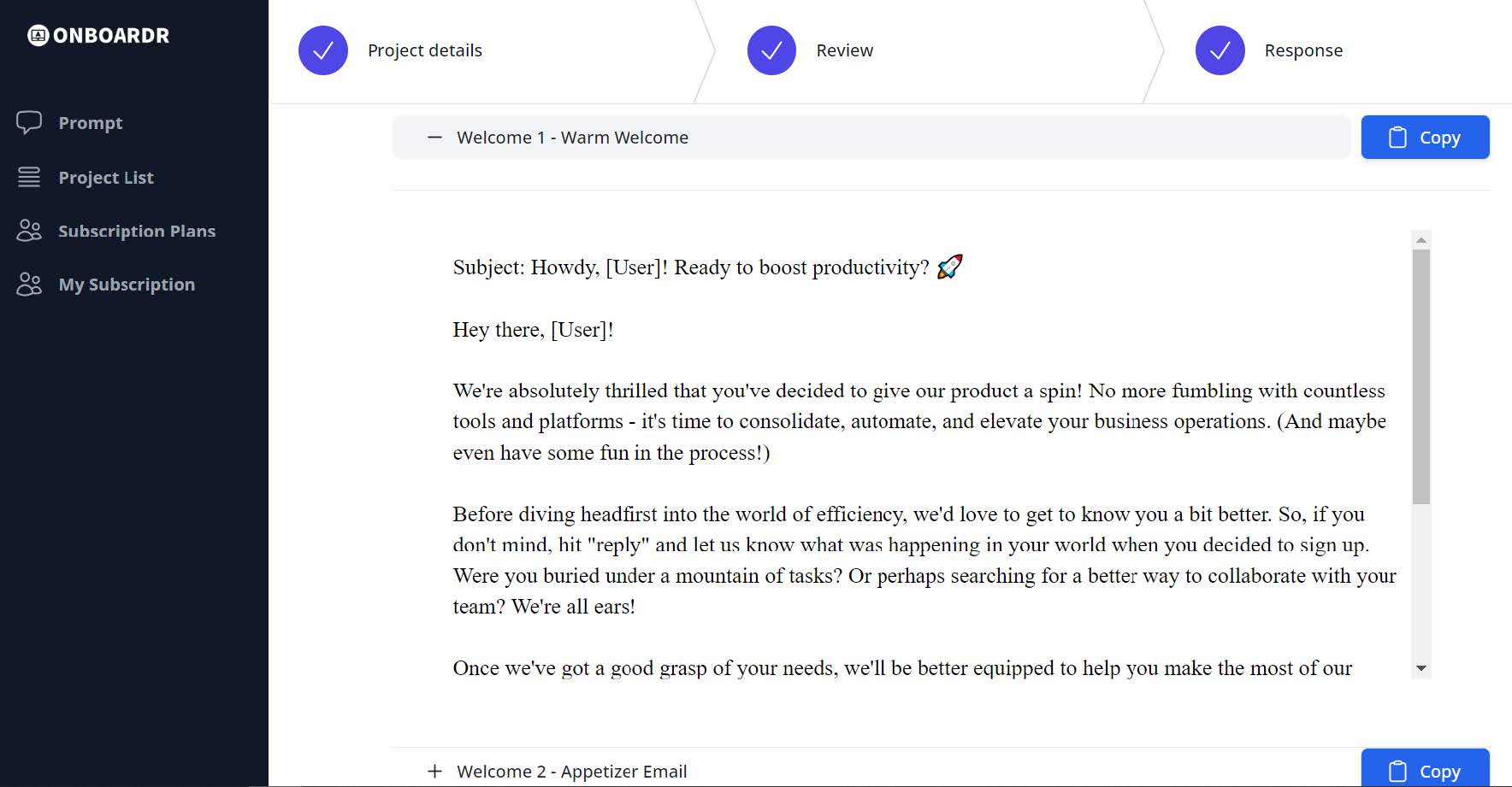 Onboardr screenshot 3
