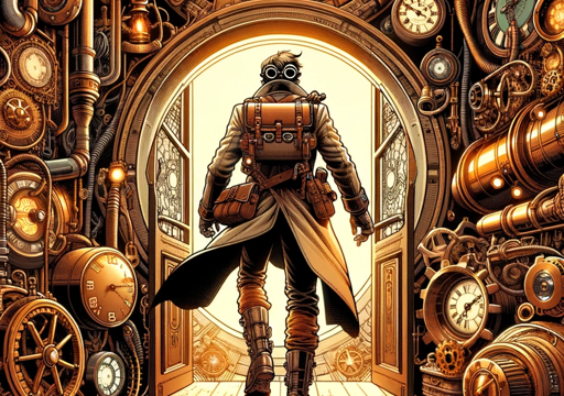 Steampunk Time Travellers