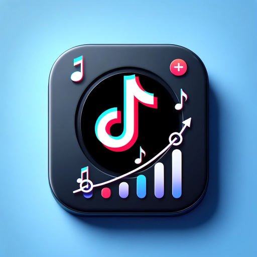 DALL·E 2023-11-22 19.08.53 – An app icon for a mobile application designed to assist users in growing their TikTok presence. The icon should be modern and engaging, incorporating