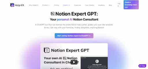 Notion Expert GPT by HelpKit