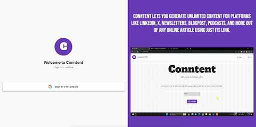 Conntent: Generate Content from Online Articles