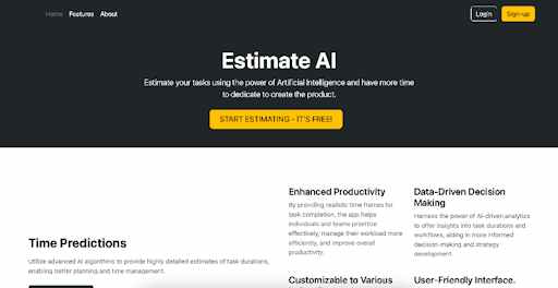 EstimateAI: Estimate tasks using AI