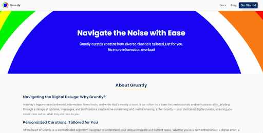 Gruntly: Your Personal Information Curator