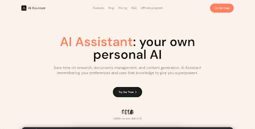 AI Assistant: â„–1 personal AI