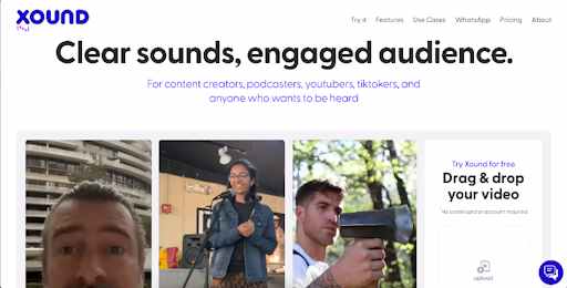 Xound: AI Sound enhancement System For Creators