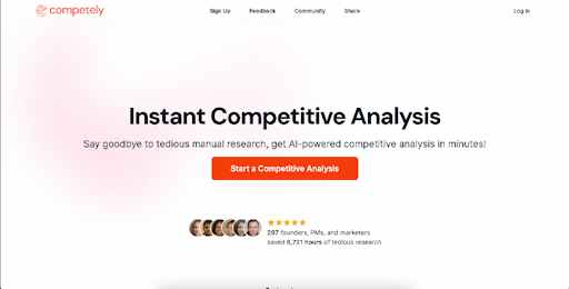 Competely: AI-powered competitive analysis in minutes