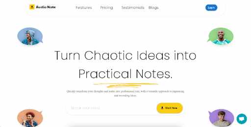 Audio Note: Turn Chaotic Ideas into Practical Notes