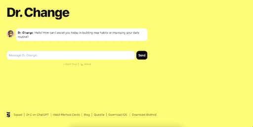 Dr. Change: AI Habit Coach for Daily Routines