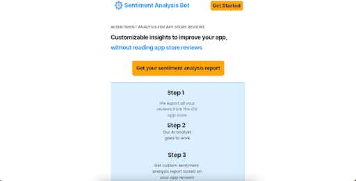 Sentiment Analysis Bot: App Store Review Analyzer