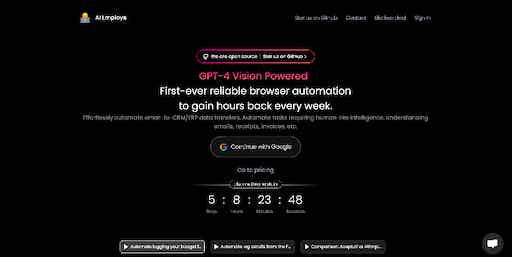 AI Employe: GPT-4 Vision Powered Browser Automation Tool