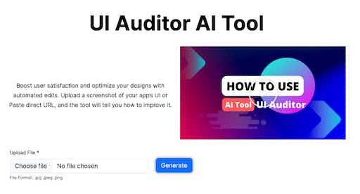 UI Auditor AI Tool