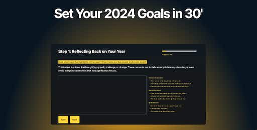 MyYearInReview: Year in Review and Future Planning Tool