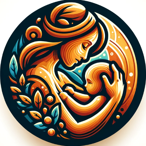 DALL·E 2023-11-11 09.16.51 – A circular icon design for _MomAssist_, an AI pregnancy helper, without any text. The icon showcases an artistic and illustrative style, featuring a w