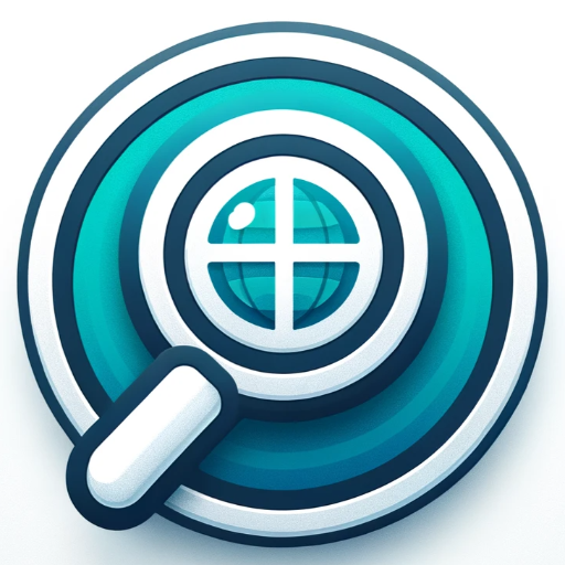 DALL·E 2023-11-21 17.29.13 – Beautiful Circle app icon for Resource Finder, featuring a magnifying glass over a globe, symbolizing the search for global resources on various topic