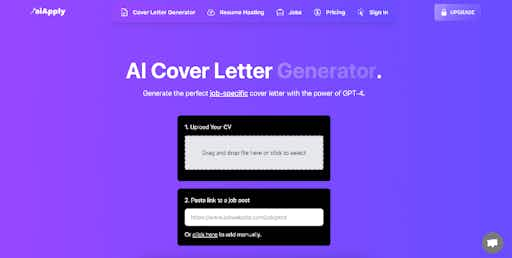 AI Cover Letter Generator by AIApply