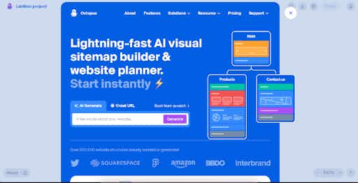 Octopus: AI Sitemap Builder