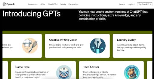 GPTs by OpenAI