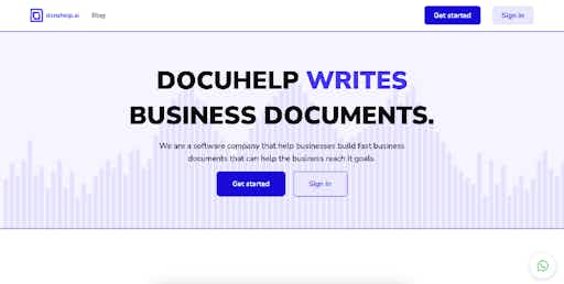 docuhelp.ai: write business documents with ease