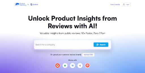 Product Discovery by Zeda.io: Unlock Product Insights from Reviews