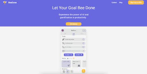 BeeDone: Â AI Gamified Productivity