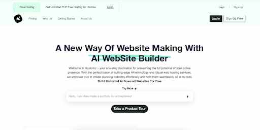 Hostomo: AI WebSite Builder