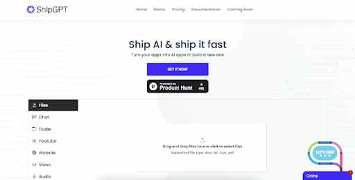 ShipGPT: Turn your apps into AI apps or build a new one