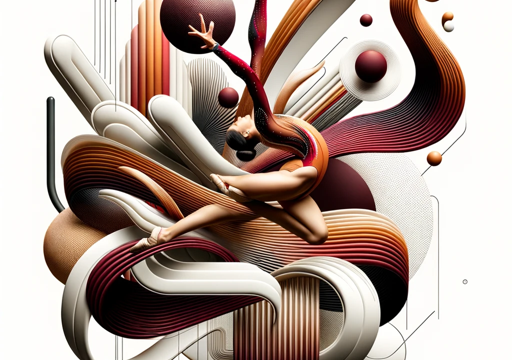 Gymnastics, Typography, Spatial Design Style