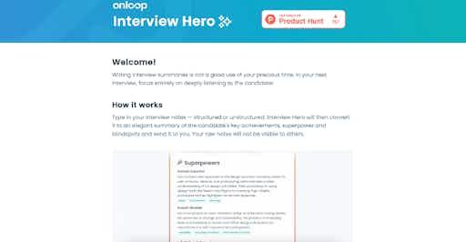 Interview Hero