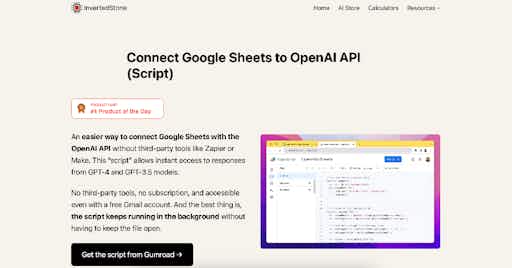 Google Sheets to OpenAI