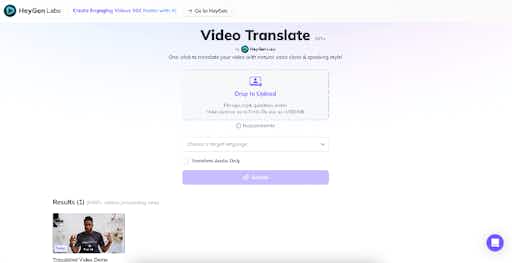 Video Translation