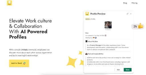 AI Profile For Slack