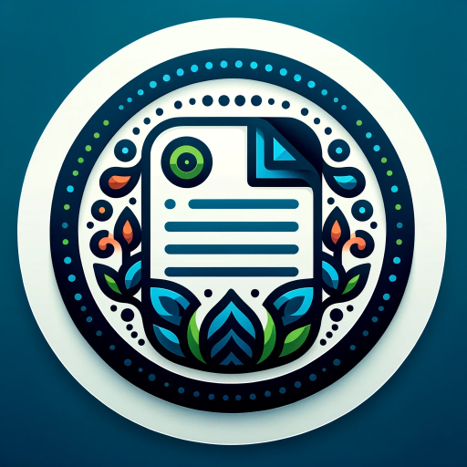 DALL·E 2023-11-19 09.43.21 – Beautiful Circle app icon for ‘Cover Letter Composer’, concept highlighting professional cover-letter writing with an emphasis on complexity and creat