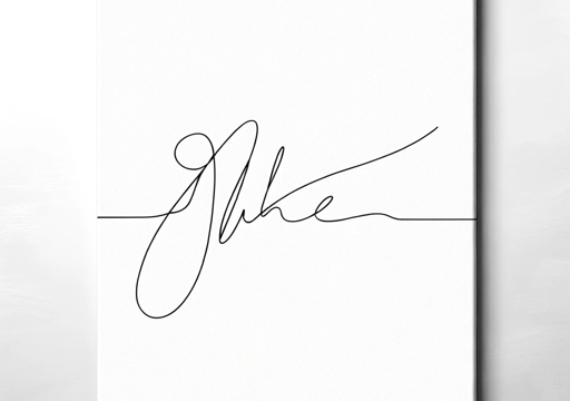 elegant signature