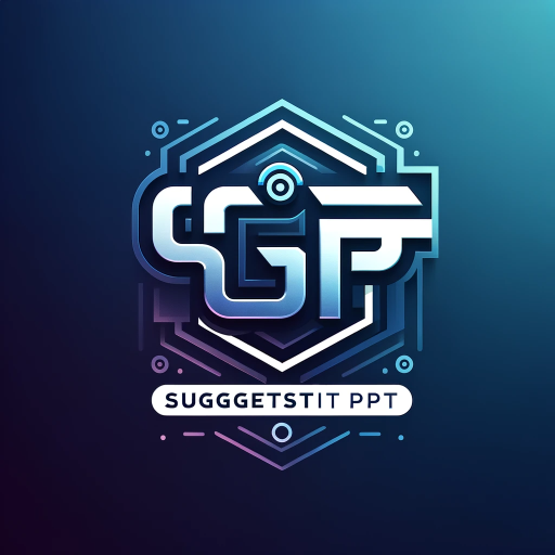 DALL·E 2023-11-15 02.01.25 – A modern and sleek logo for ‘SuggestionGPT’. The logo should feature the letters ‘SGPT’ in a futuristic and stylish font. The background should be a g