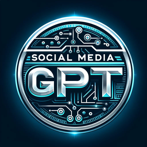 DALL·E 2023-11-17 18.32.13 – A modern, tech-oriented logo for ‘Social Media GPT’. The logo features the words ‘Social Media GPT’ in a sleek, futuristic font. The design includes d