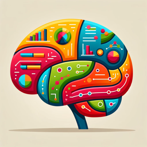 DALL·E 2023-11-14 23.56.03 – A colorful, yet minimalist, illustration of a brain with data analysis components. The brain is styled in a modern and slightly technological look, no (1)