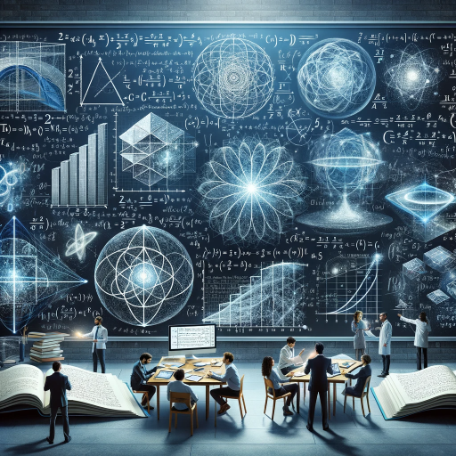 DALL·E 2024-01-09 18.08.46 – An image of various mathematical proofs. The scene includes a blackboard filled with complex mathematical equations and diagrams, illustrating proofs