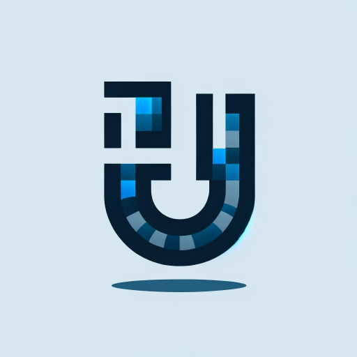 DALL·E 2023-11-11 18.12.50 – Design a simple and modern logo for a software upscaler. The logo features a stylized letter ‘U’ in a bold and contemporary font. Integrate digital or