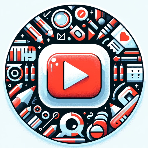 DALL·E 2023-11-18 13.49.57 – Beautiful Circle app icon for ‘YouTube Title and Description Maker’, focused on YouTube SEO and crafting compelling titles and descriptions. The desig