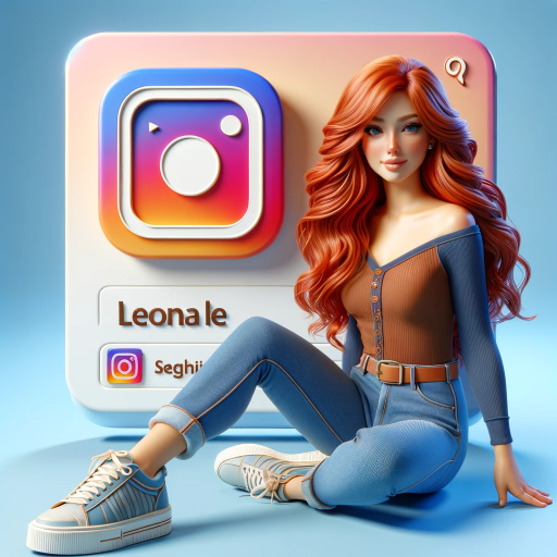 DALL·E 2023-12-29 05.25.32 – Create a vibrant 3D scene with a young woman with long red hair, dressed in trendy casual attire comprising jeans, a stylish top, and white sneakers.