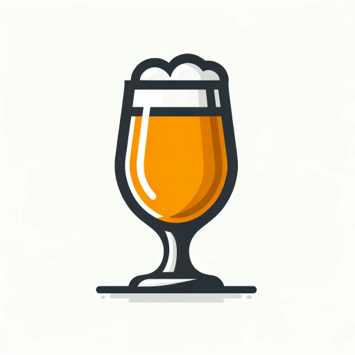 DALL·E 2023-10-31 20.37.56 – Vector graphic of a beer schooner, where the beer is a flat, solid hue, distinct from the froth, ensuring ease of color change in editing software. Th