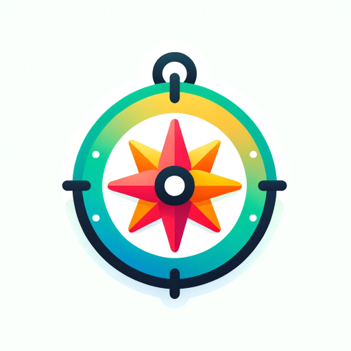 DALL·E 2023-11-13 10.43.38 – Design a colorful, minimalistic, and flat logo for ‘Dev Compass’, a coding assistant app. The logo should feature a stylized compass with vibrant colo